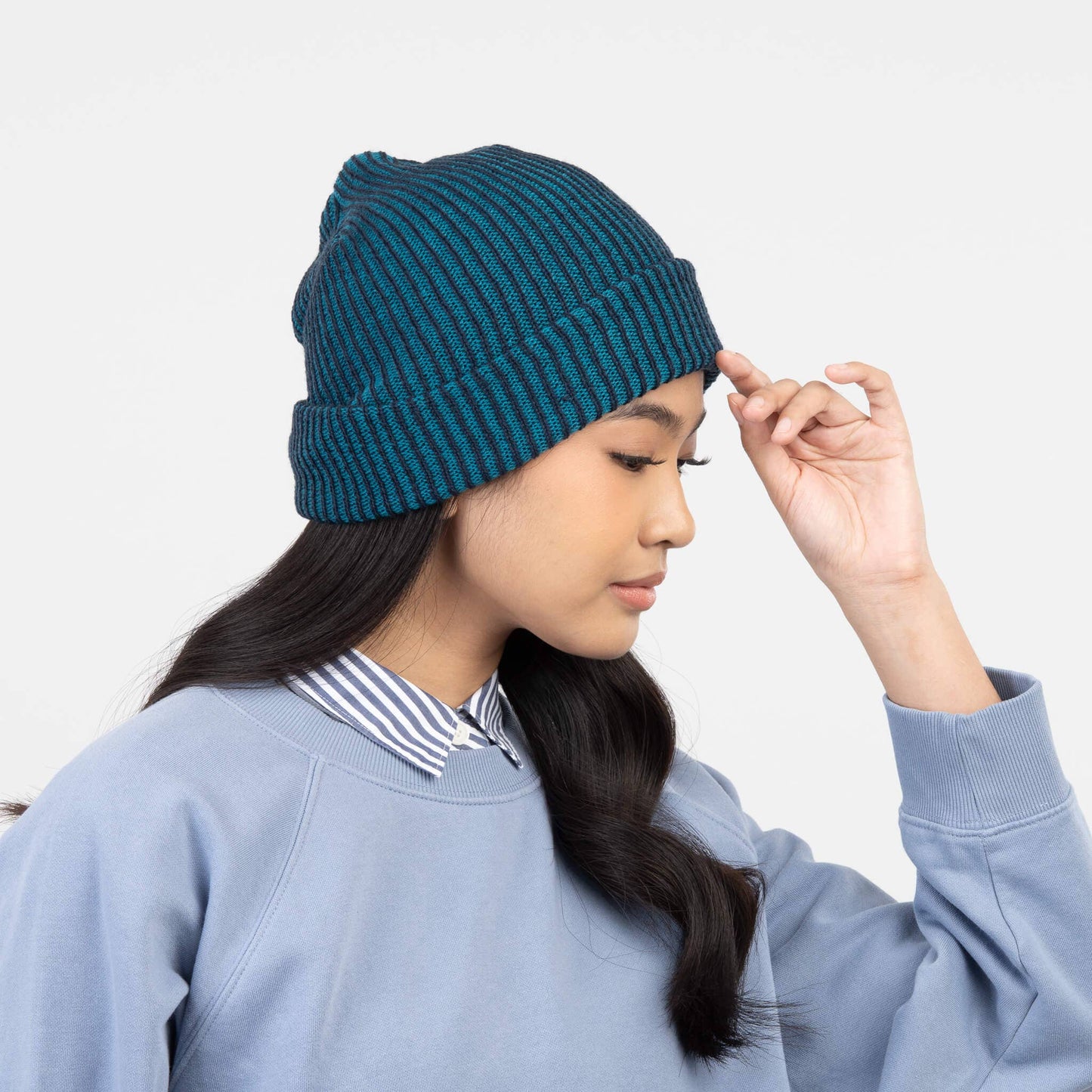 Simple Rib Knit Beanie by VERLOOP