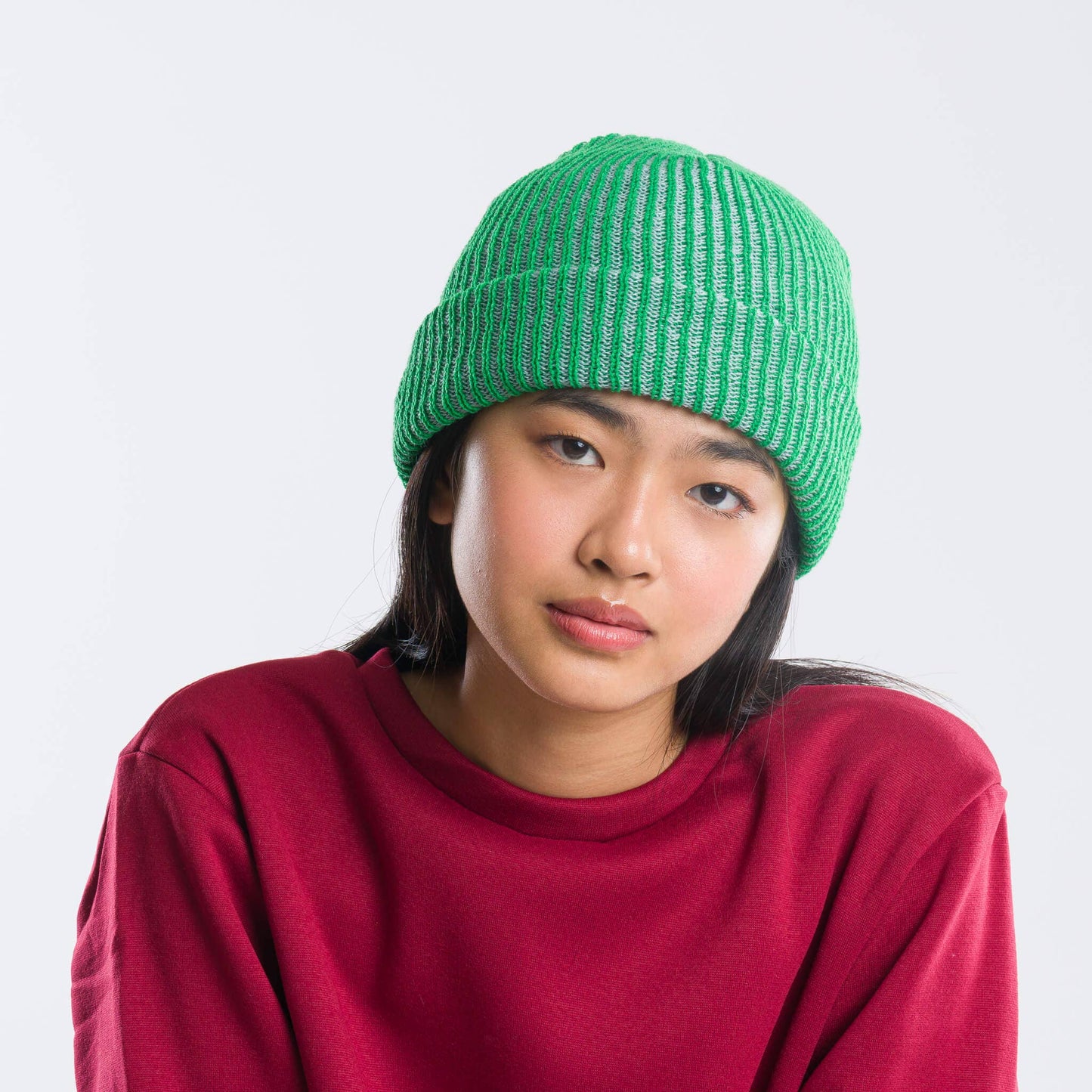 Simple Rib Knit Beanie by VERLOOP