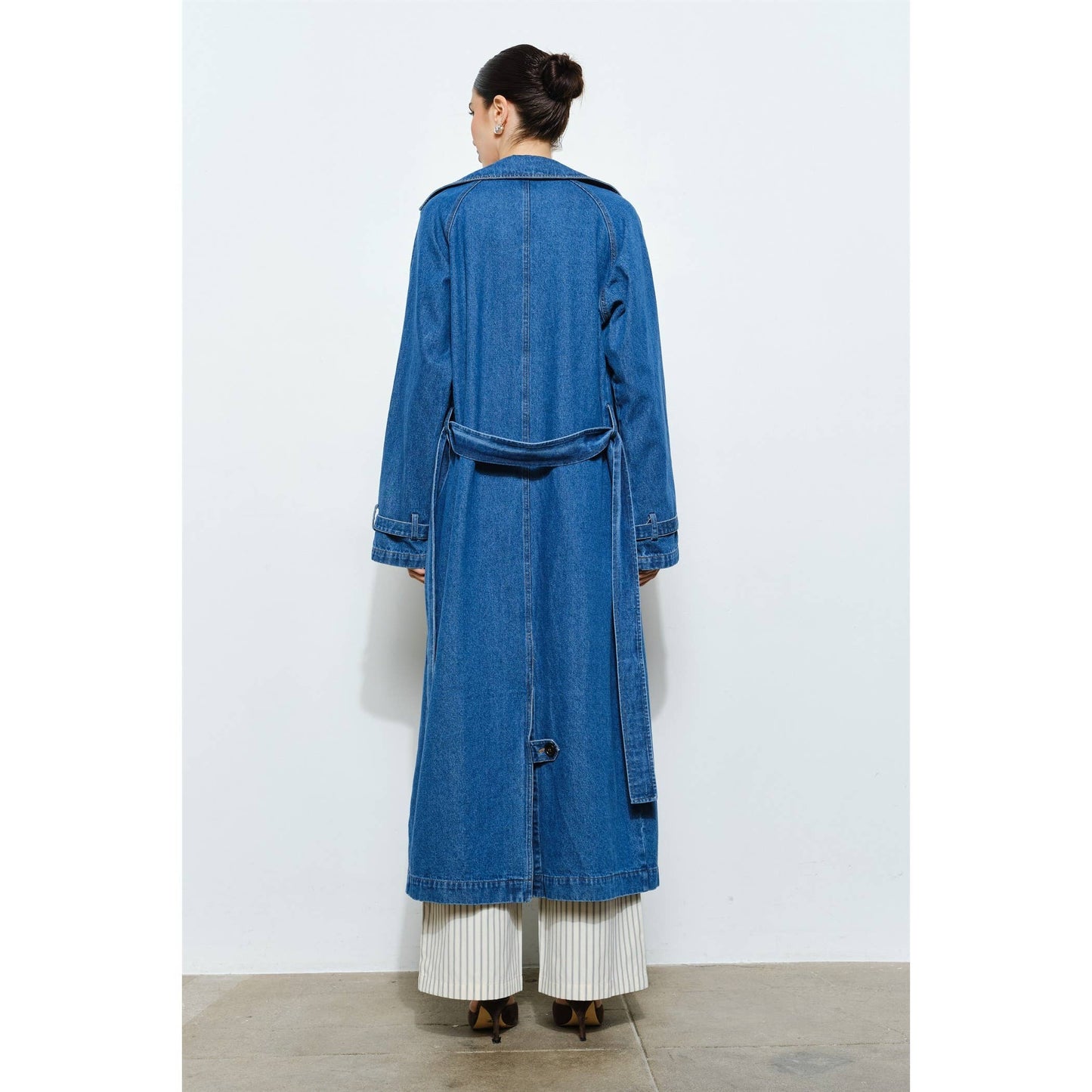 Blakely Denim Trench Coat