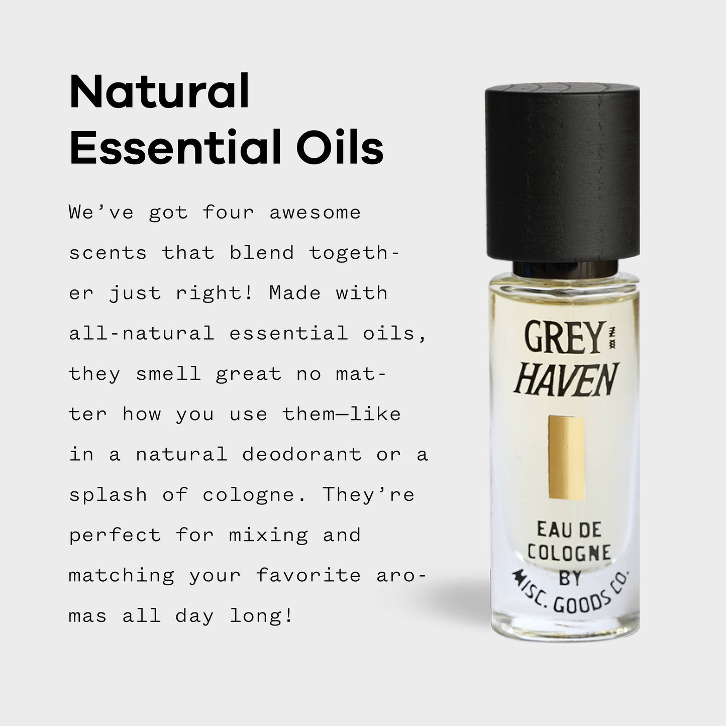 Greyhaven Eau De Cologne | Pine, Moss & Ocean