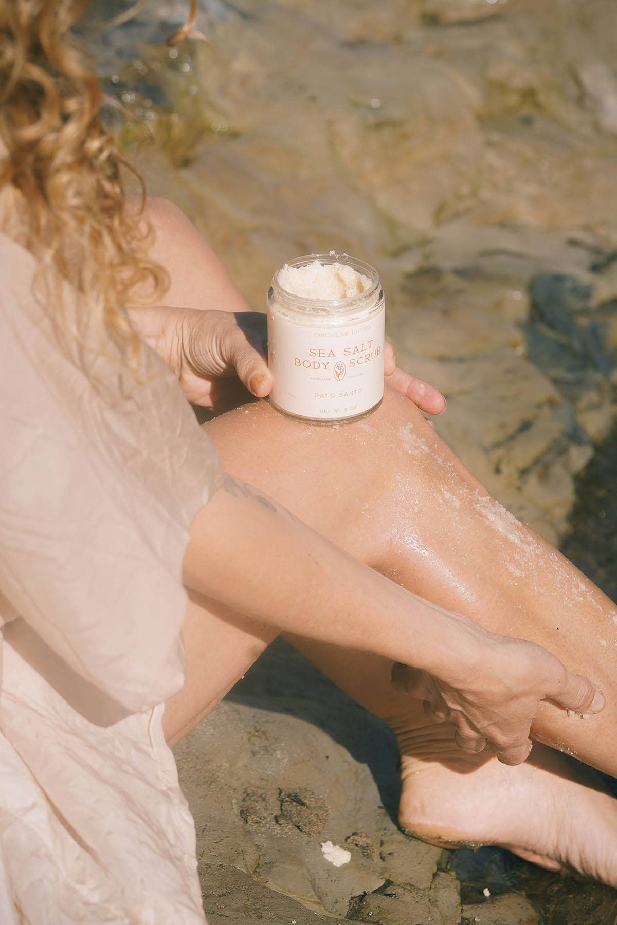 Sea Salt Body Scrub, Palo Santo