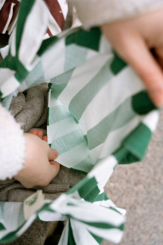 VOLANG Striped Hemp Tote by OMOM