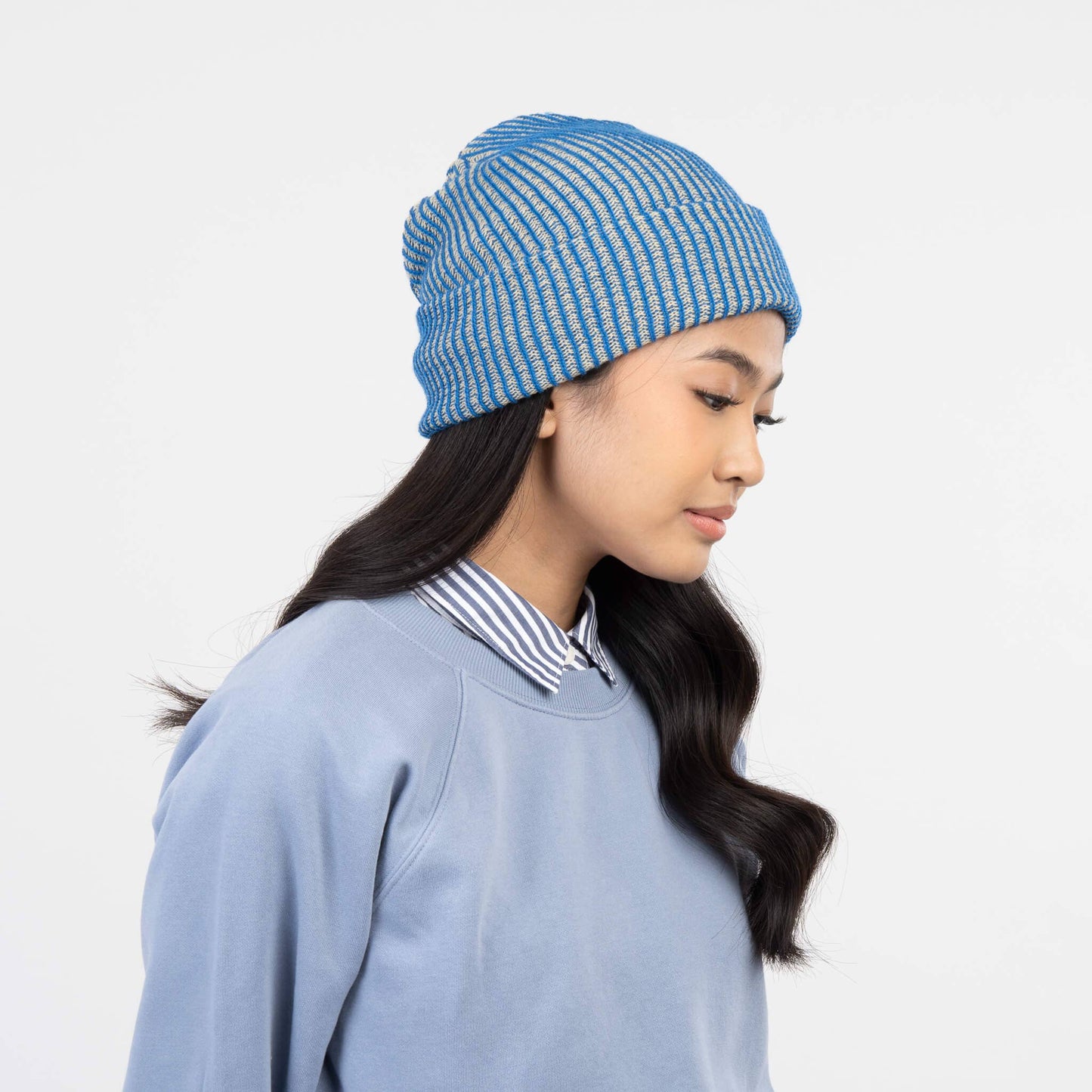 Simple Rib Knit Beanie by VERLOOP