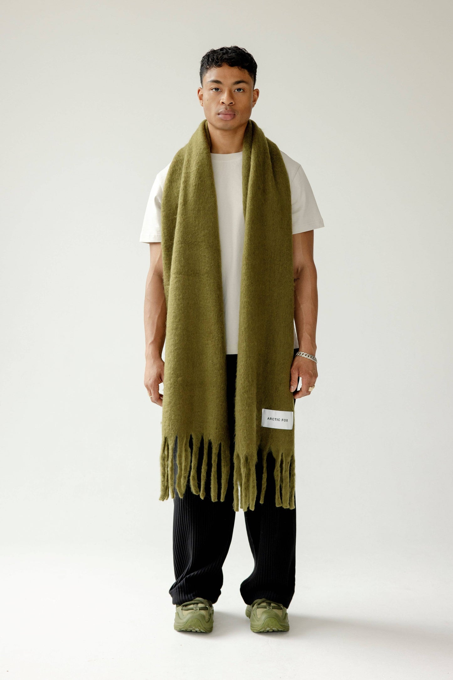 The Reykjavik Scarf - 100% Recycled - Sea Kelp - FW25