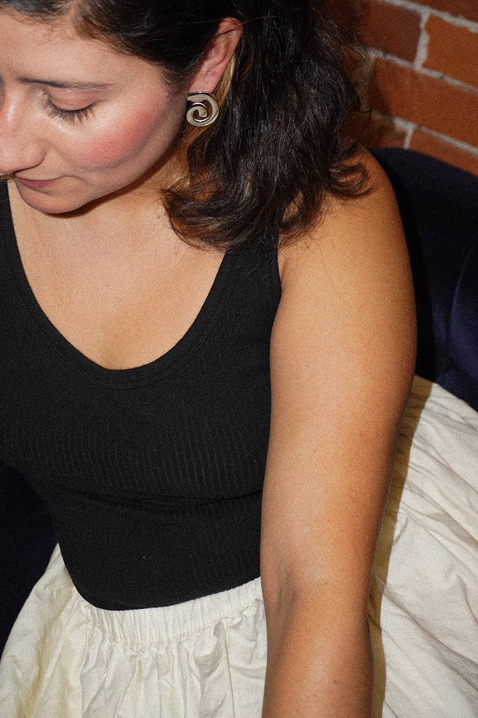 Caracol & Espiral silver studs