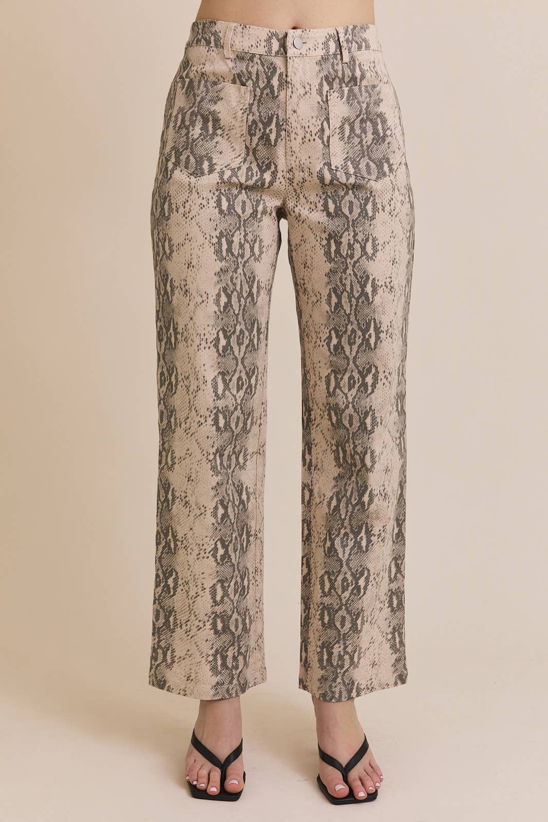 Snake Print Trousers
