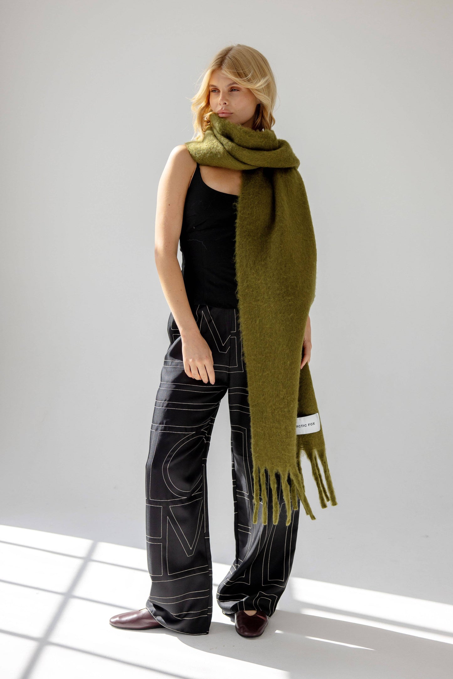 The Reykjavik Scarf - 100% Recycled - Sea Kelp - FW25