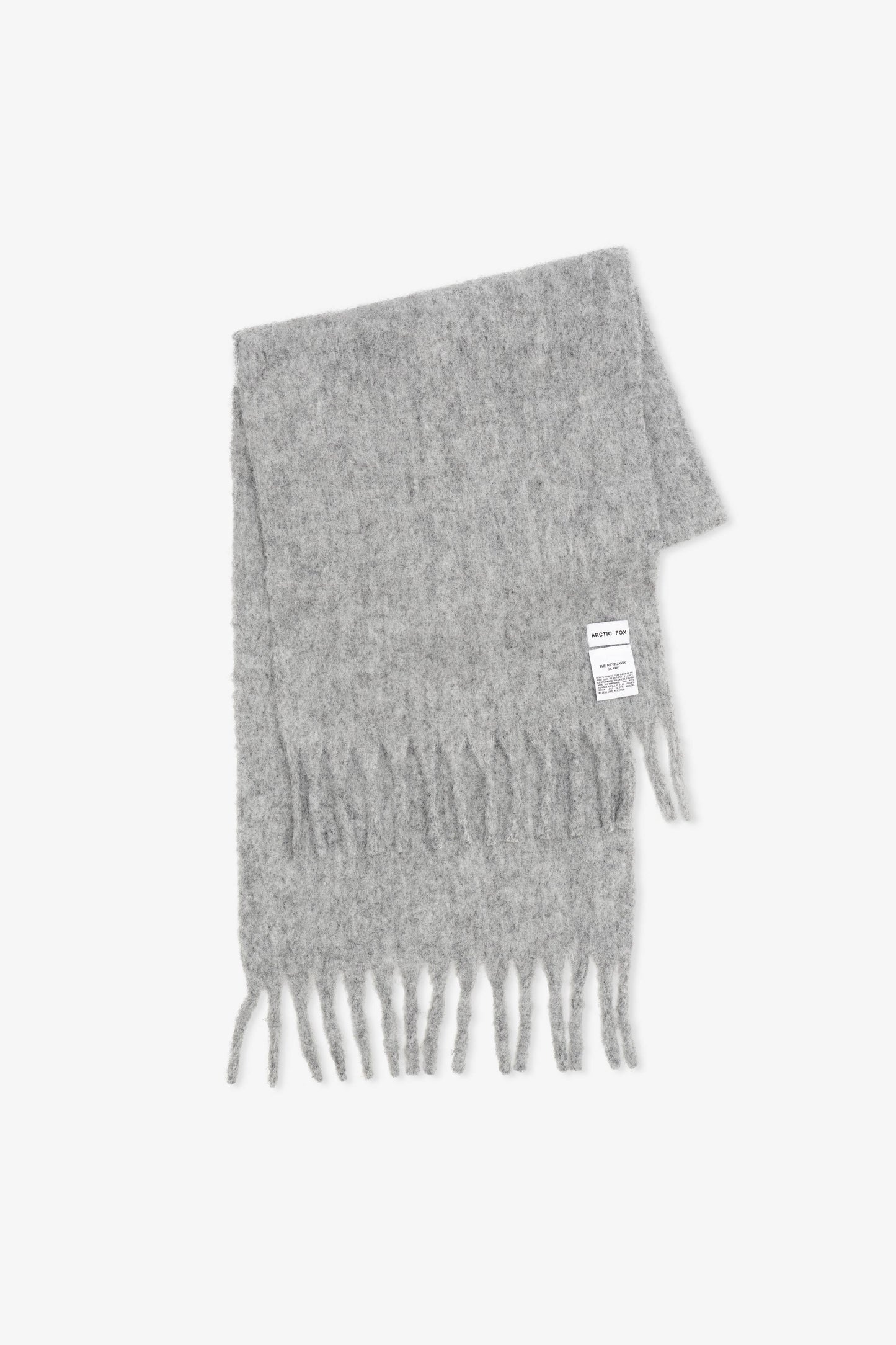 The Reykjavik Scarf with RWS Merino Wool - Grey