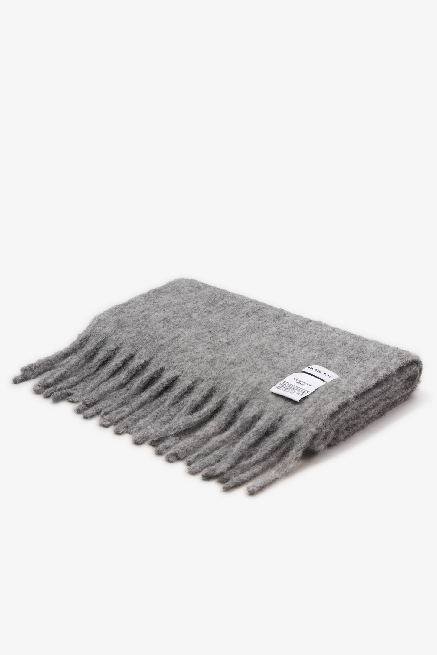 The Reykjavik Scarf with RWS Merino Wool - Grey