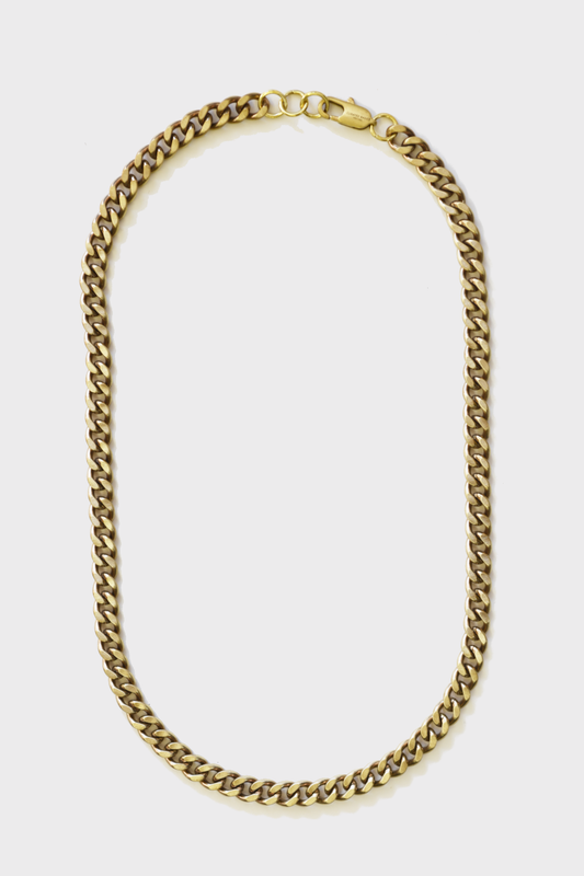 9mm Brass Chain Necklace