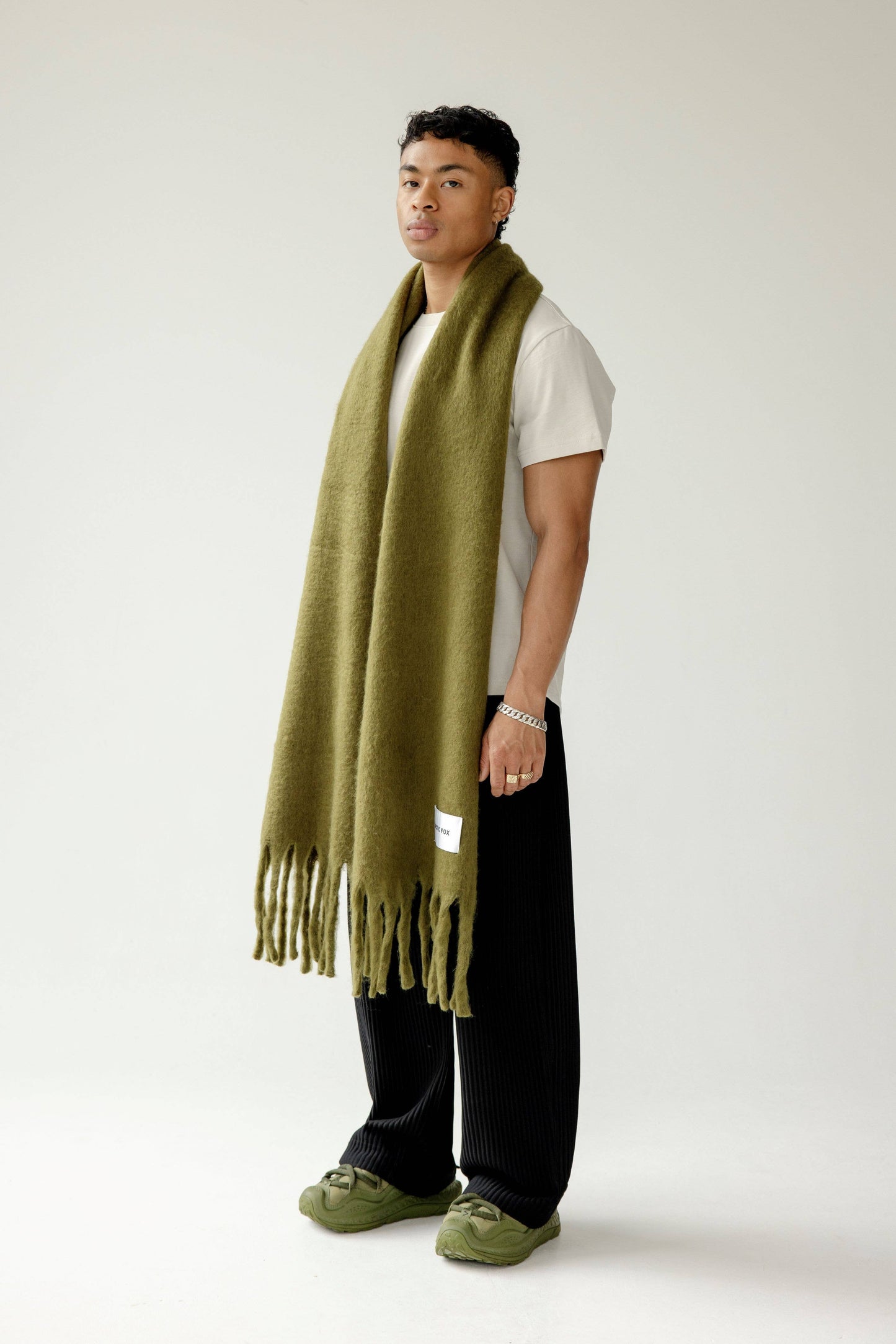 The Reykjavik Scarf - 100% Recycled - Sea Kelp - FW25