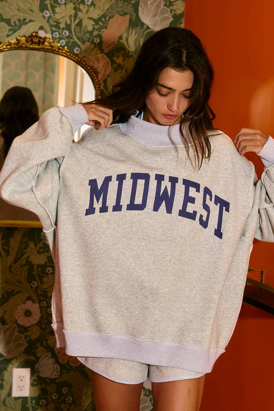 Midwest Mockneck Sweatshirt