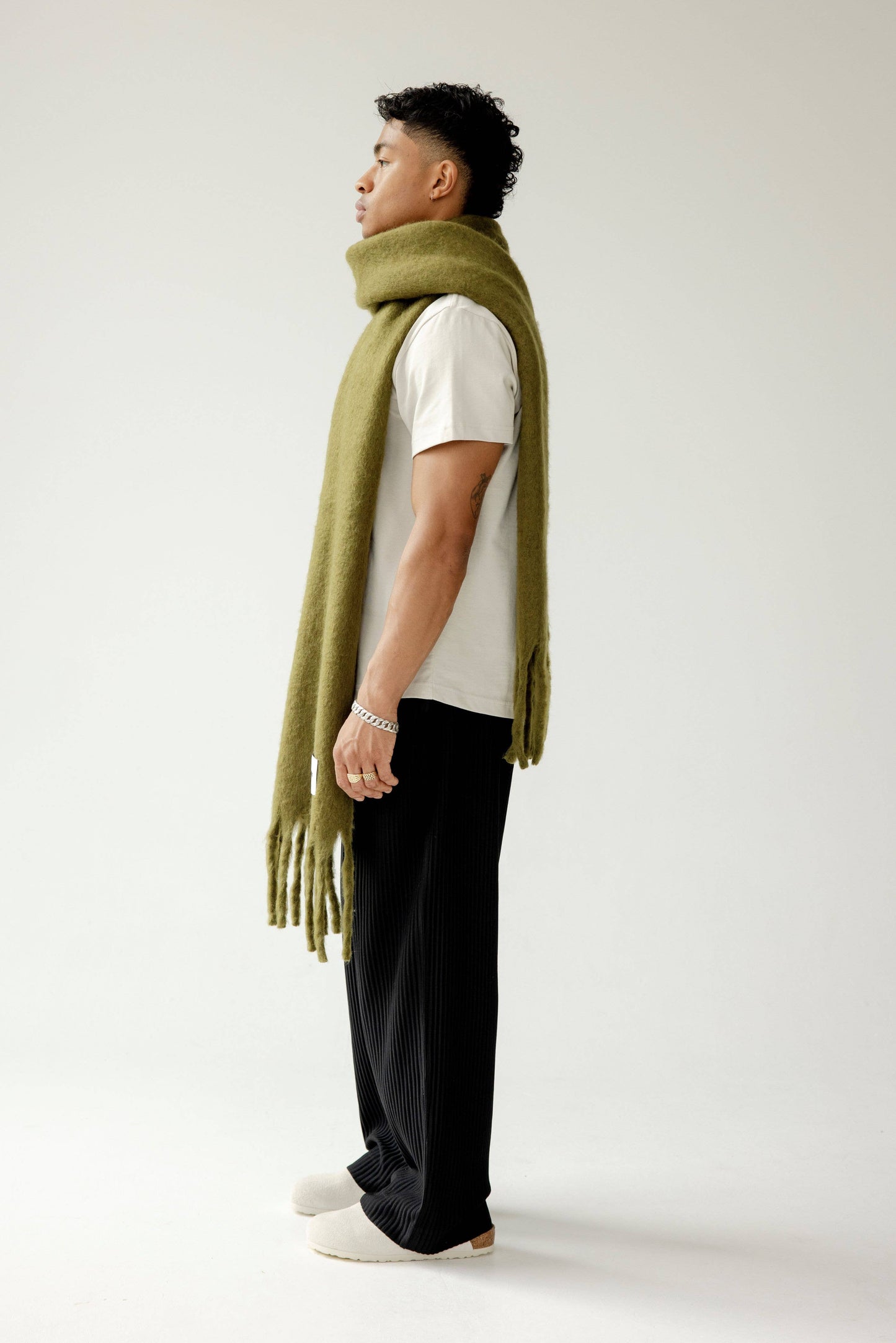 The Reykjavik Scarf - 100% Recycled - Sea Kelp - FW25