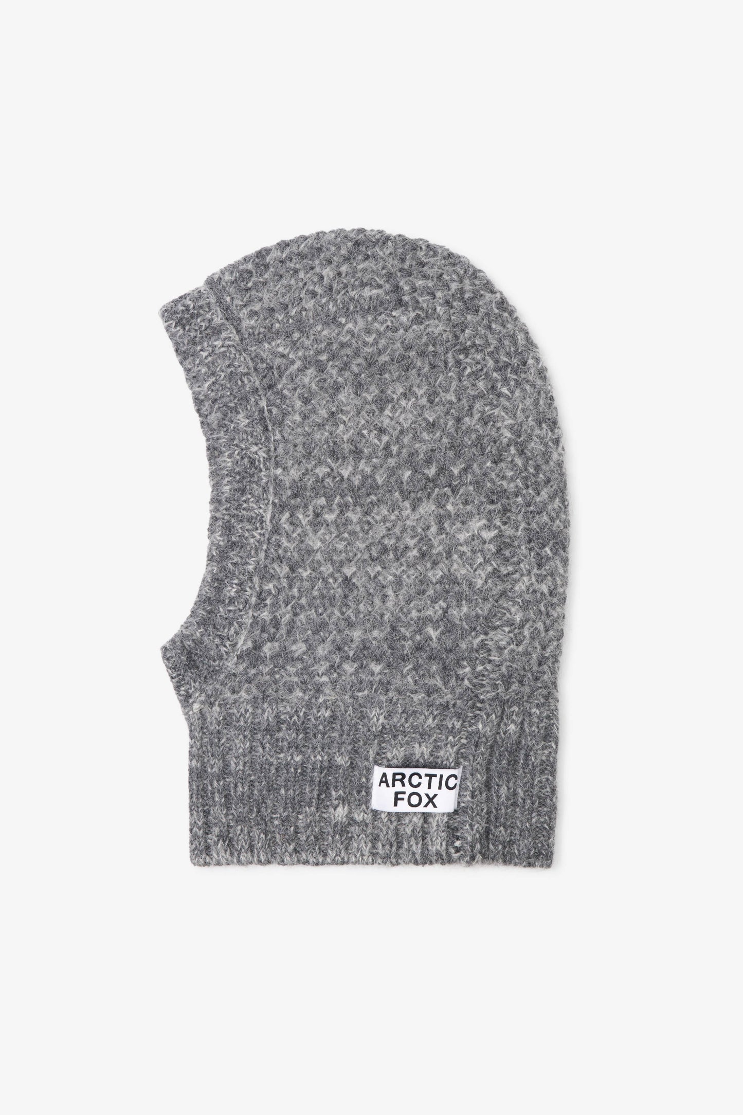 Alpaca Balaclava Fitted Hood - Alpine Cloud