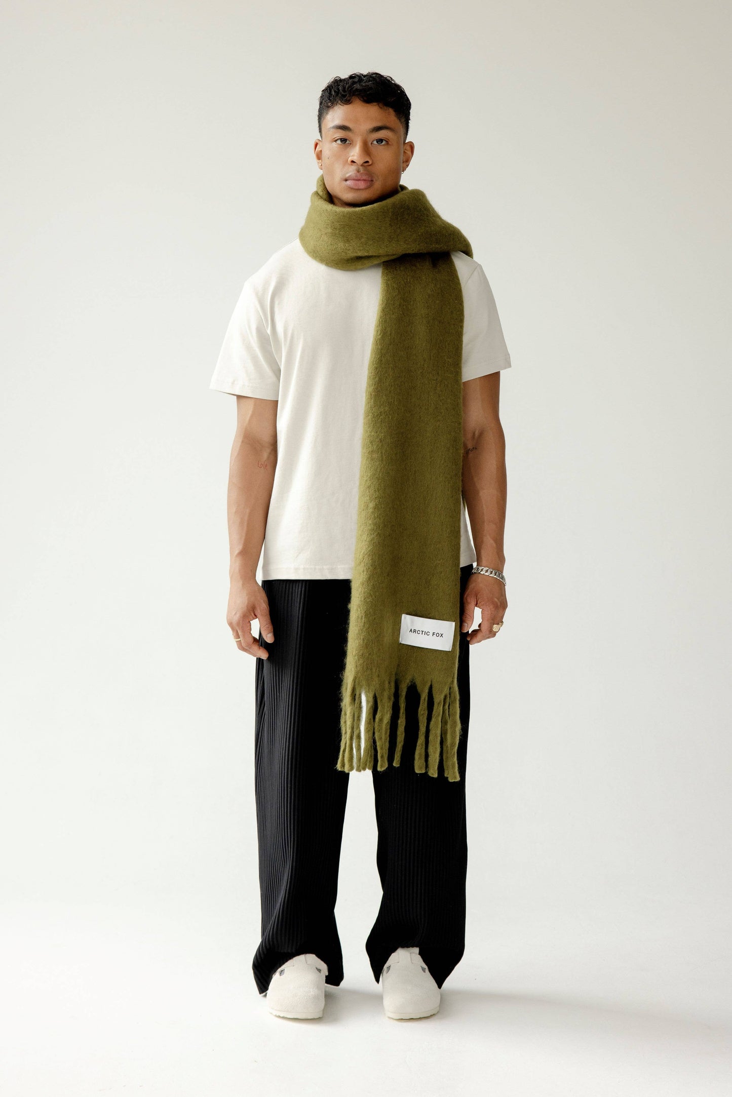 The Reykjavik Scarf - 100% Recycled - Sea Kelp - FW25