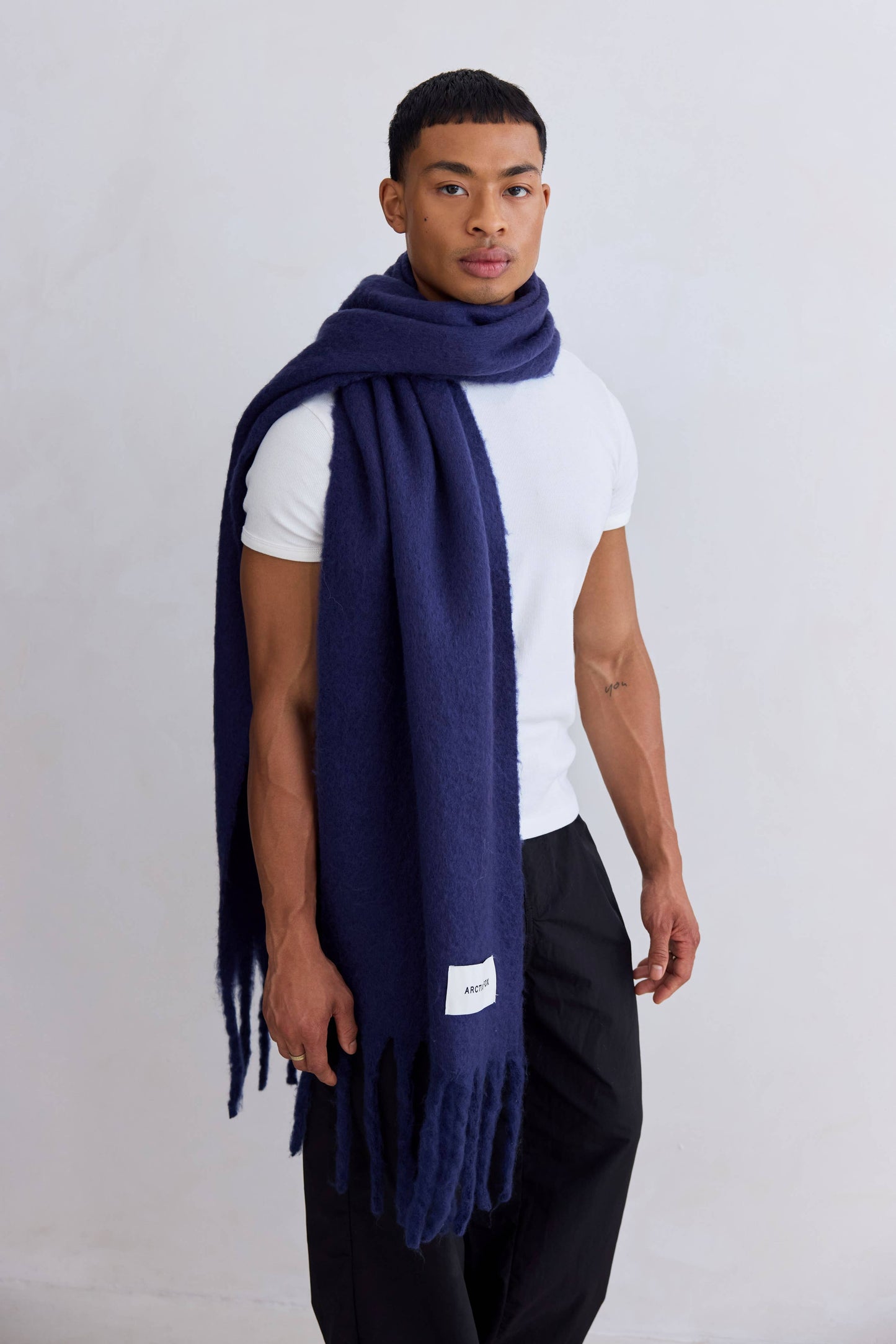 The Reykjavik Scarf - 100% Recycled - Midnight Blue