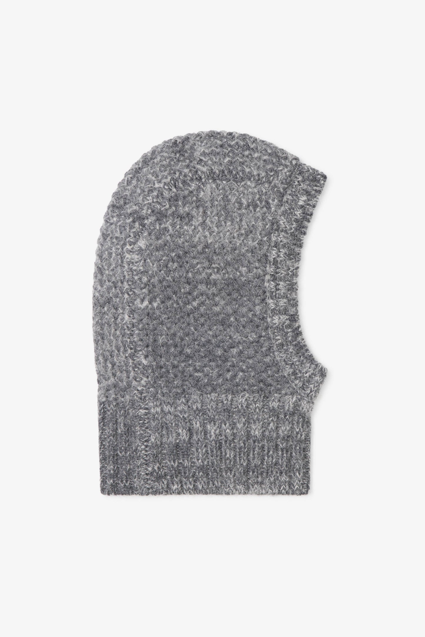 Alpaca Balaclava Fitted Hood - Alpine Cloud