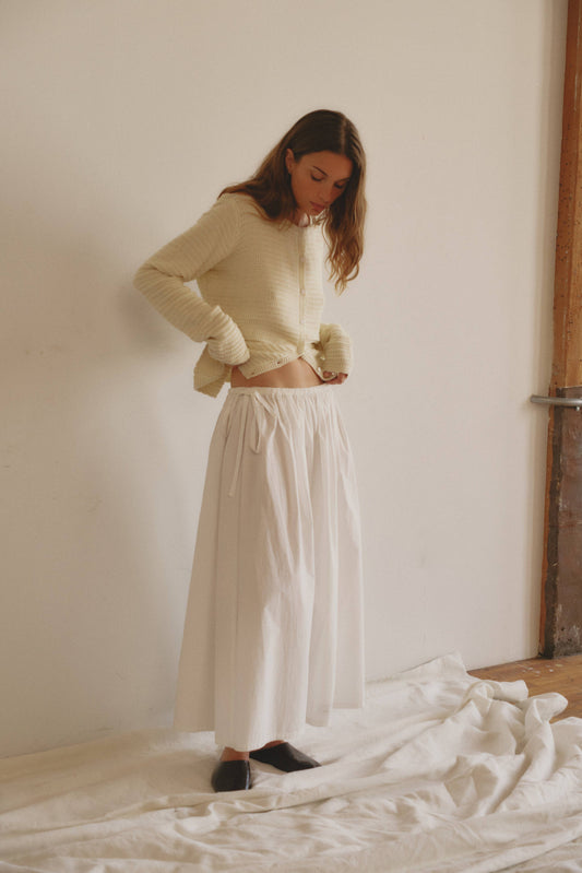The Kiana Skirt | Midi Skirt with Side Waist Ties