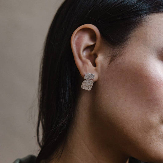 Cairn Stud Earrings | Sterling Silver