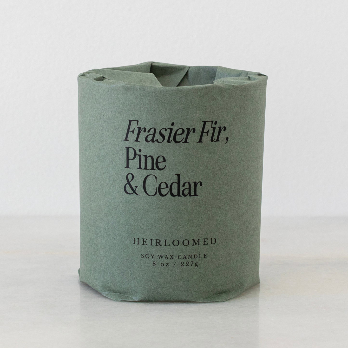 Heirloomed Candle Frasier Fir, Pine & Cedar - Christmas