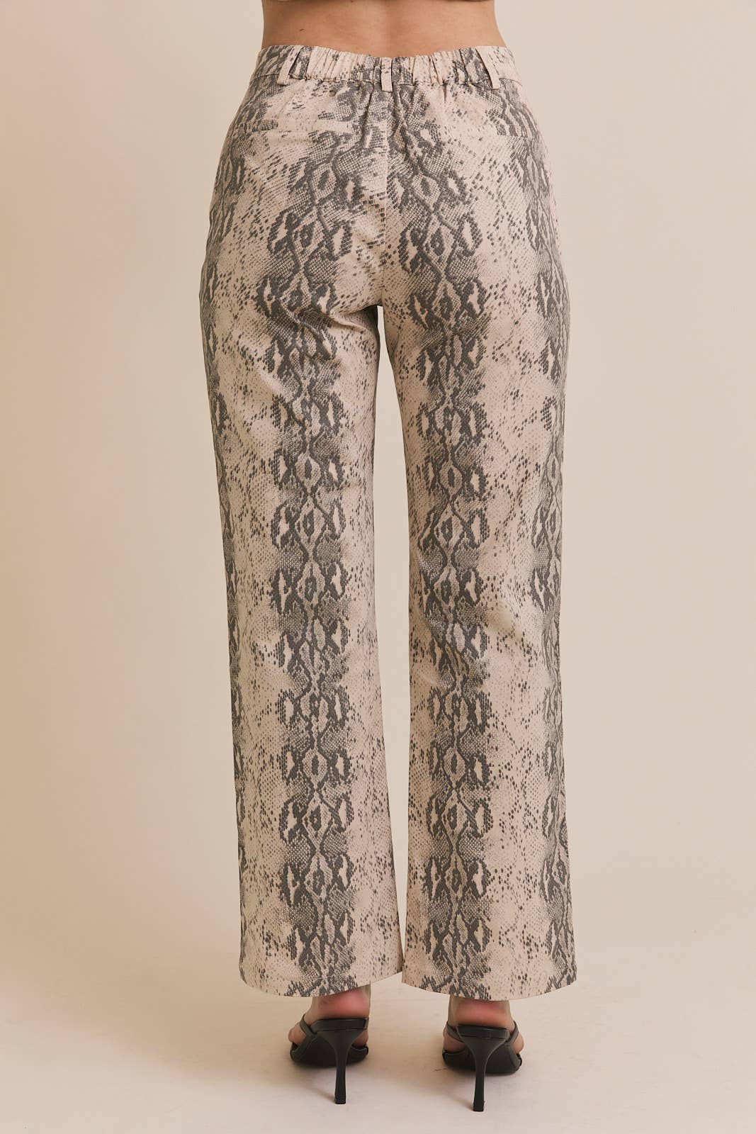 Snake Print Trousers