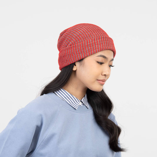 Simple Rib Knit Beanie by VERLOOP