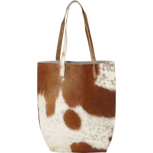 Graham Handcrafted Leather Hair-On Tote