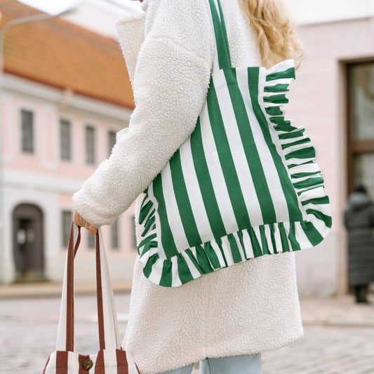 VOLANG Striped Hemp Tote by OMOM