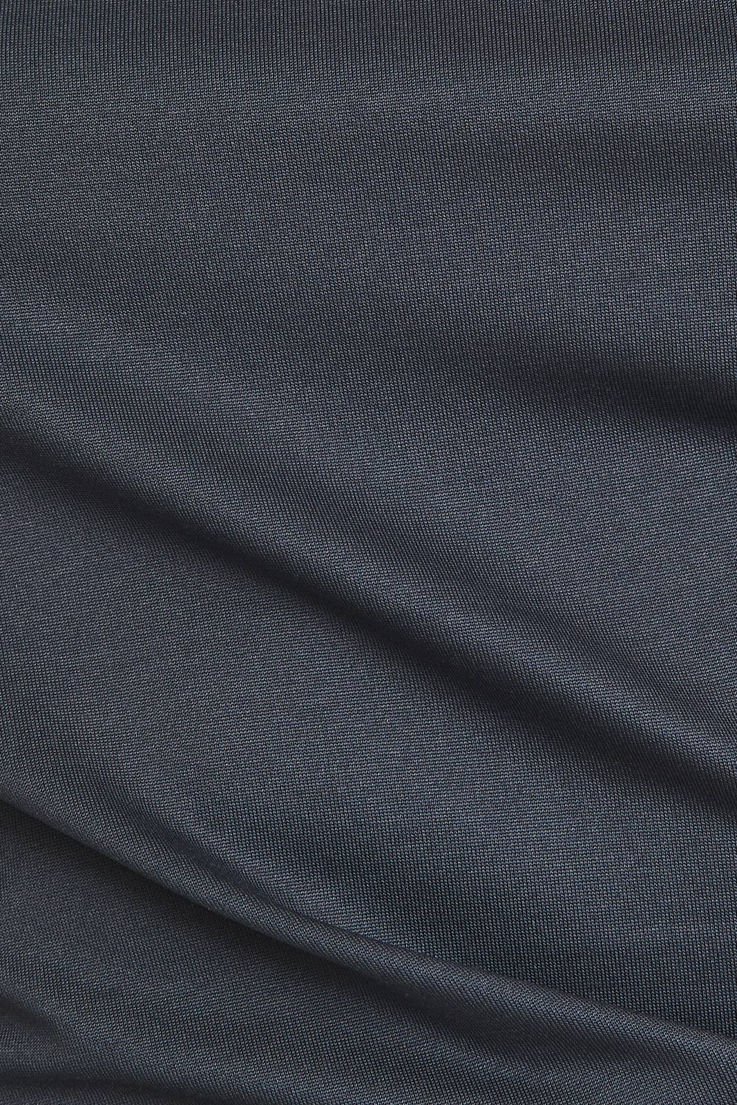 Mock Neck Shirring Top